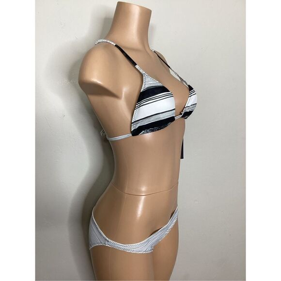 New. Norma Kamali striped bikini. Retails $240. Medium - Picture 3 of 9